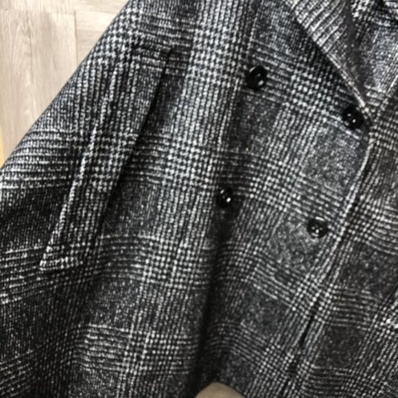 Marc Jacobs Fall 19 XS Black Plaid Capes Overcoat - Picture 25 of 71